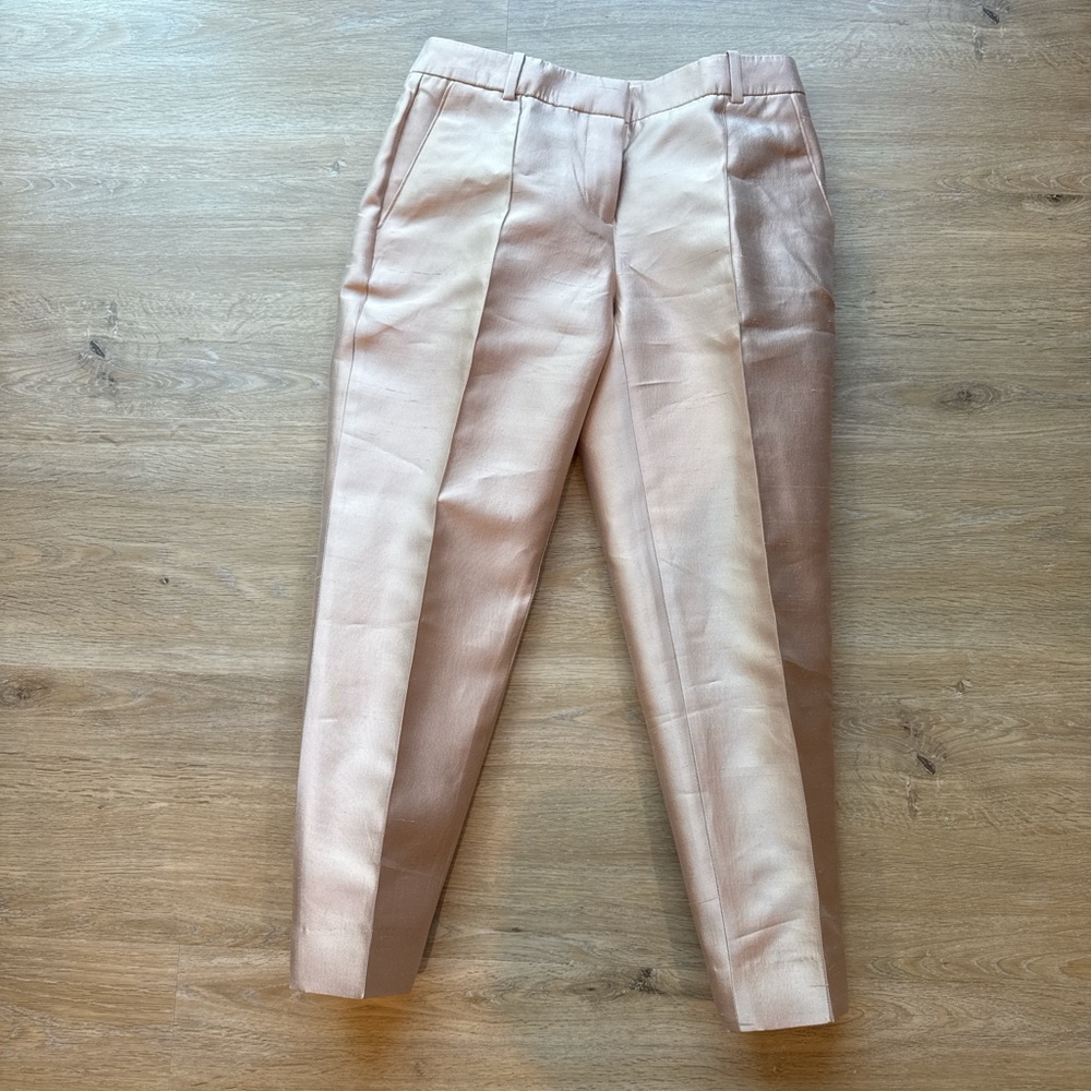 J. Crew Petite Blush Pink Dress Pants 0P